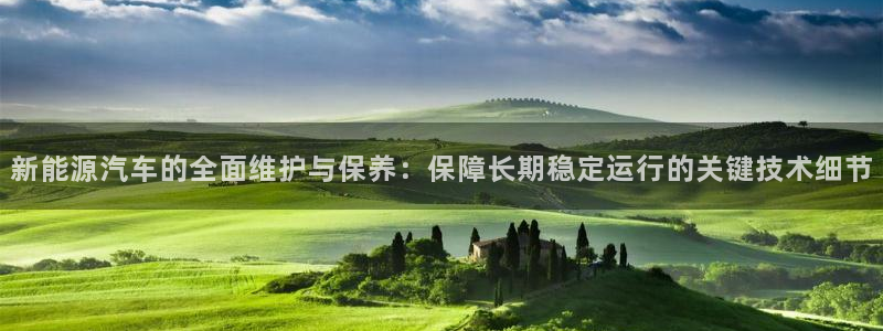 网站新宝GG:新能源汽车的全面维护与保养:保障长期稳定运行的