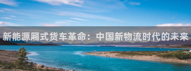 新宝gg--创：新能源厢式货车革命：中国