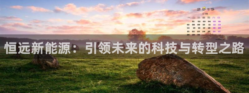 宝新gg:恒远新能源:引领未来的科技与转型之路