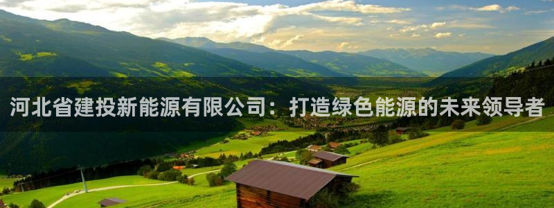 新宝gg怎么样：河北省建投新能源有限公司